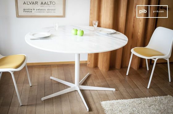 mesa redonda de marmol blanco lemvig 132396 560729130966060263660 - Decoración estilo nórdico con PIB. Cambiamos los muebles!?